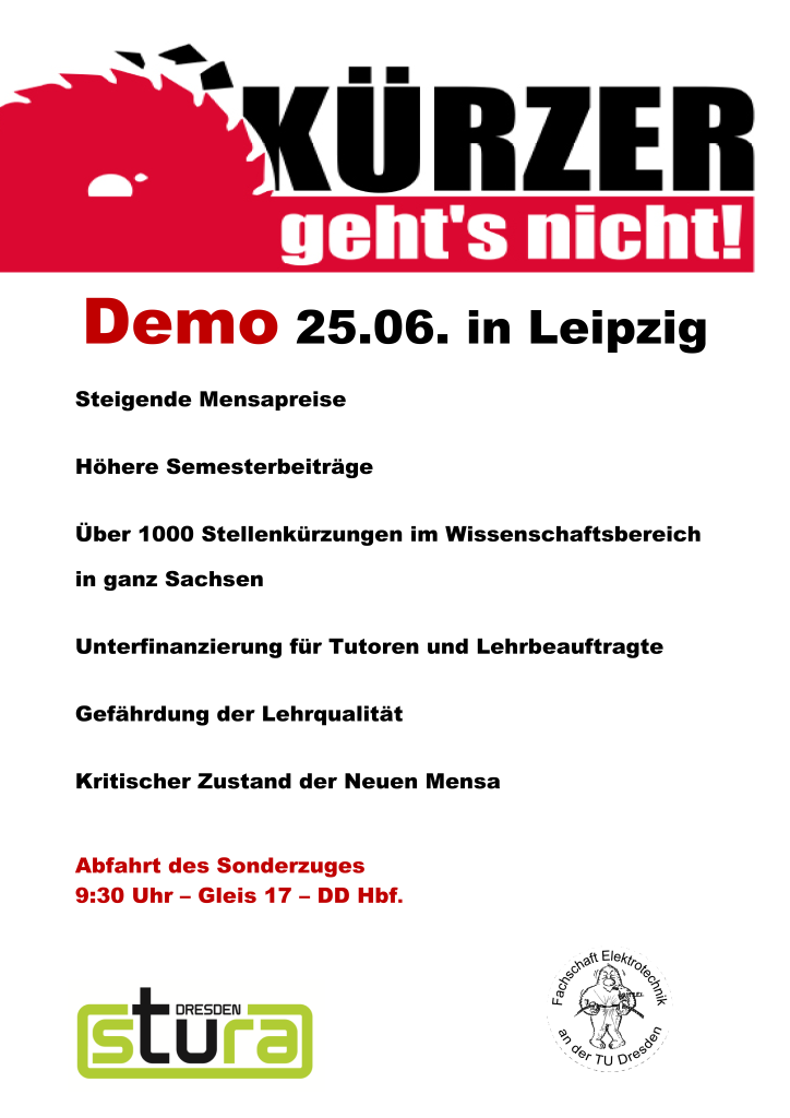 Demo in Leipzig